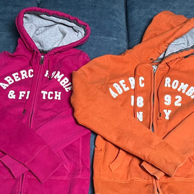 s)아베크롬비 후드집업 2개