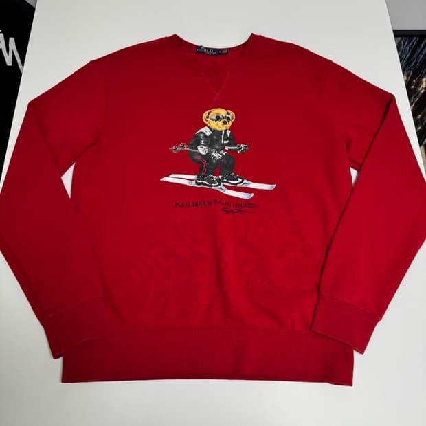 폴로 랄프로렌 스키 베어 맨투맨 M