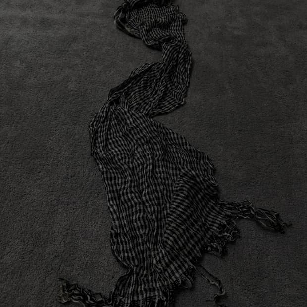 Vintage v-kei punk mood flannel scarf