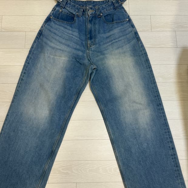 노운 와이드 데님 팬츠