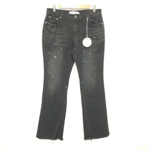 Gyeong 여성 부츠컷 데님 팬츠 2_i4348