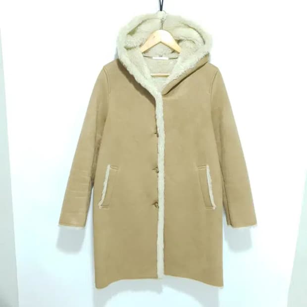 유니클로 여성 무스탕 코트 L_W0120