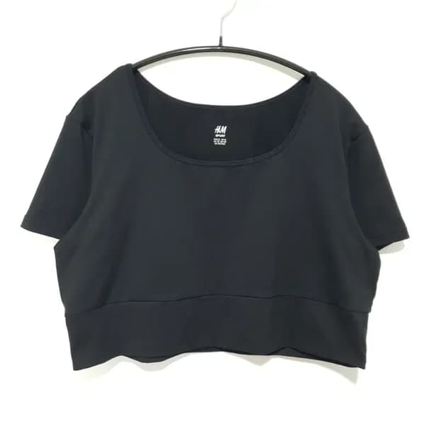 H&M  스포츠 크롭 반팔 XL_S0822