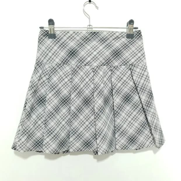 H&M 체크 플리츠 스커트 EUR 32_S0964