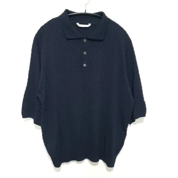 주앙 옴므 위빙 카라 반팔 니트 L_S0965