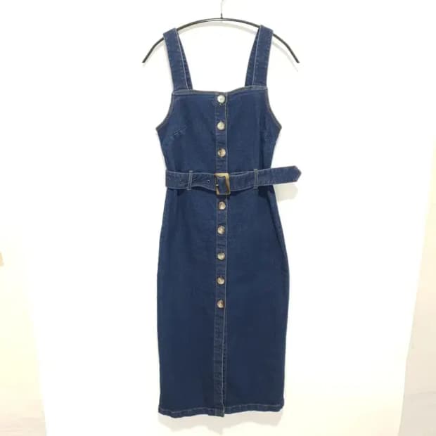 H&M 벨티드 데님 원피스 EUR 32_M0940