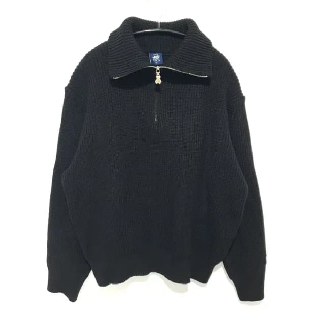 아코스튜디오 페이스 베어 하프집업 니트 1_W0248