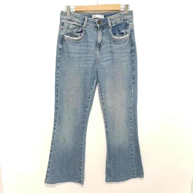 자라 빈티지 부츠컷 데님 팬츠 EUR 38_M1023