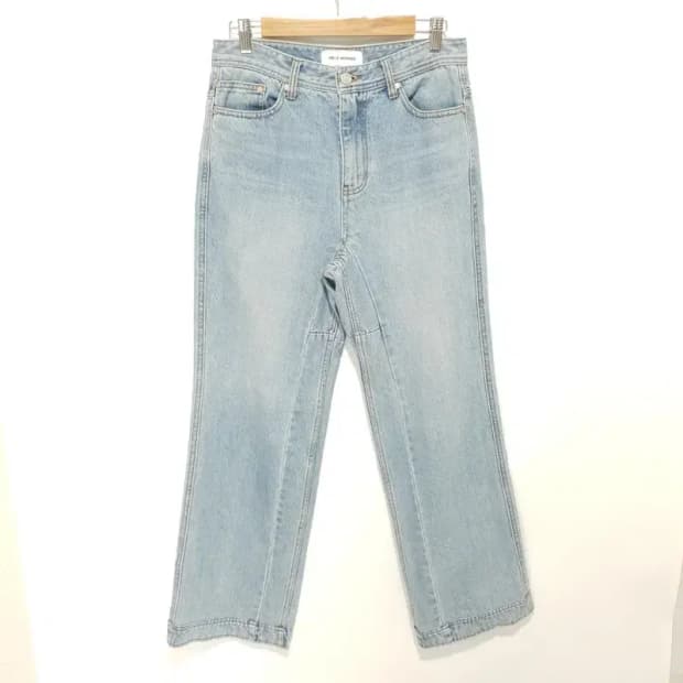 피스워커 사이드 슬립 뉴 와이드 데님 팬츠 S 78_M1049