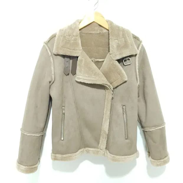 여성 무스탕 자켓 F_W0253