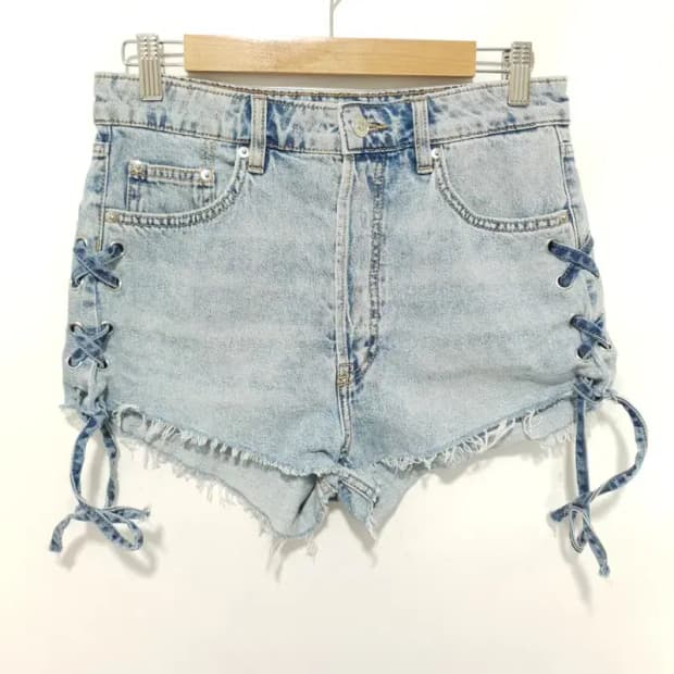 H&M 데님 숏 팬츠 EUR 40_S1074