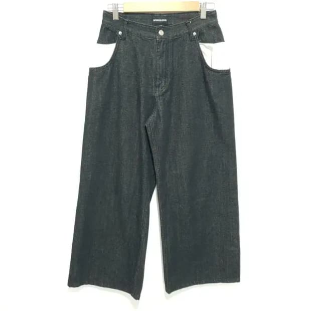 우알롱 데님 와이드 팬츠 M_M1070