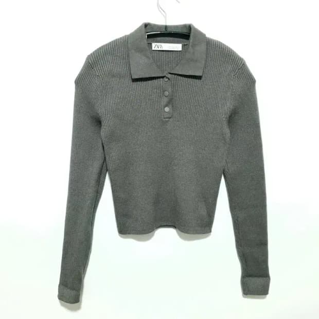 자라 골지 카라 니트 M_M1162