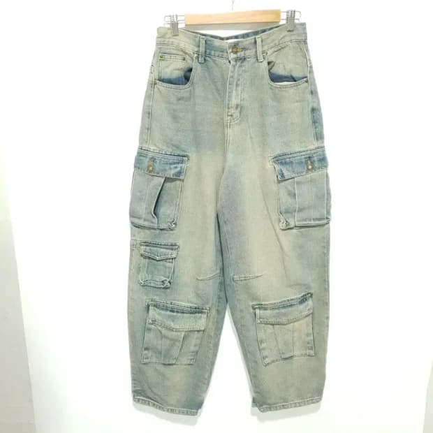 언유즈드랩 멀티 카고 데님 팬츠 S_M1195