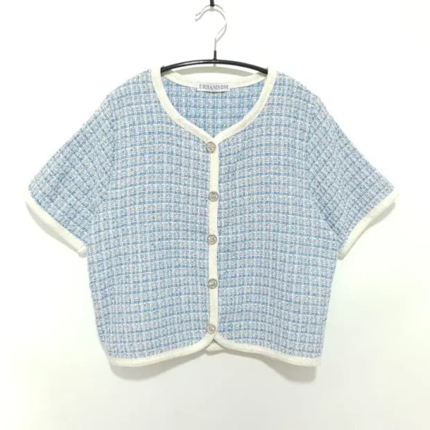 어반유니온 트위드 반팔 자켓 F_S1170