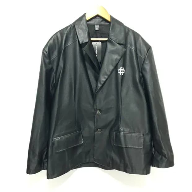 NEON BLANC 남성 레더 자켓 M_M1221