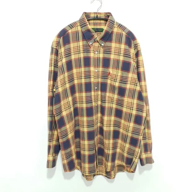 빈폴 오버핏 체크 셔츠 100_M1226