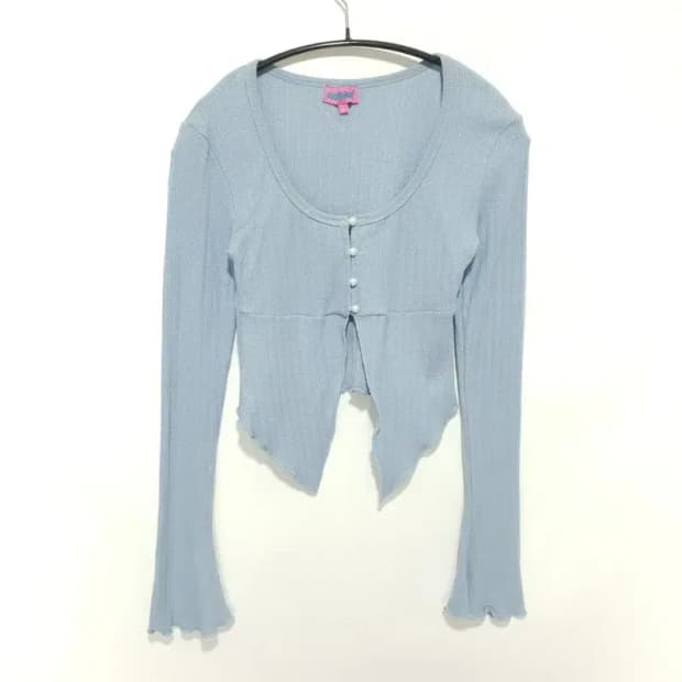 edikted 에딕티드 크롭 진주 가디건 S_M1236