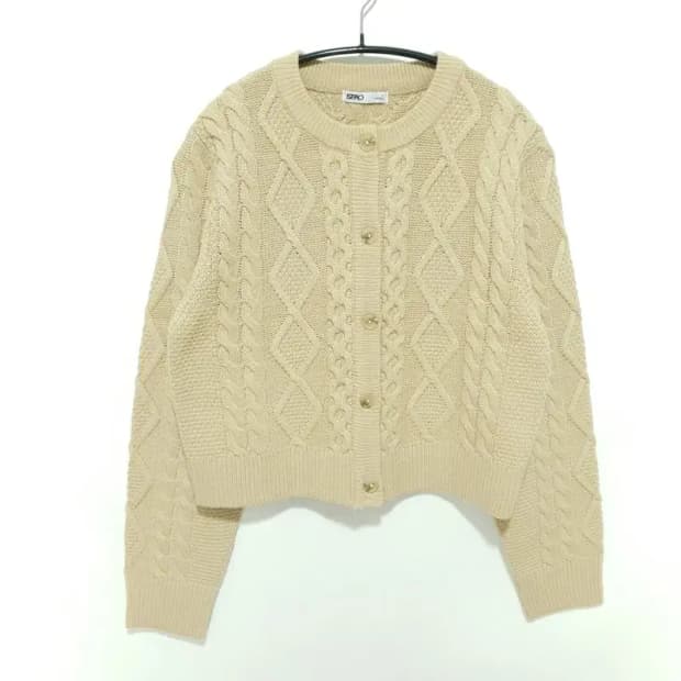 스파오 여성 케이블 니트 가디건 L_M1267