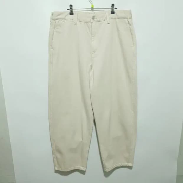 유니클로 와이드 테이퍼드 진 XL_M1279