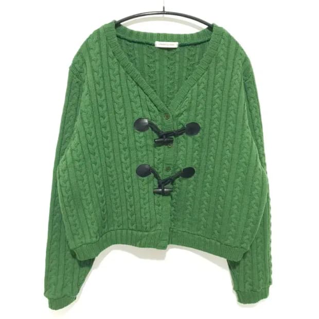 케이블 니트 떡볶이 가디건 F_M1304