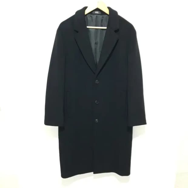 무탠다드 캐시미어 블렌드 오버사이즈 싱글 코트 M_W0310