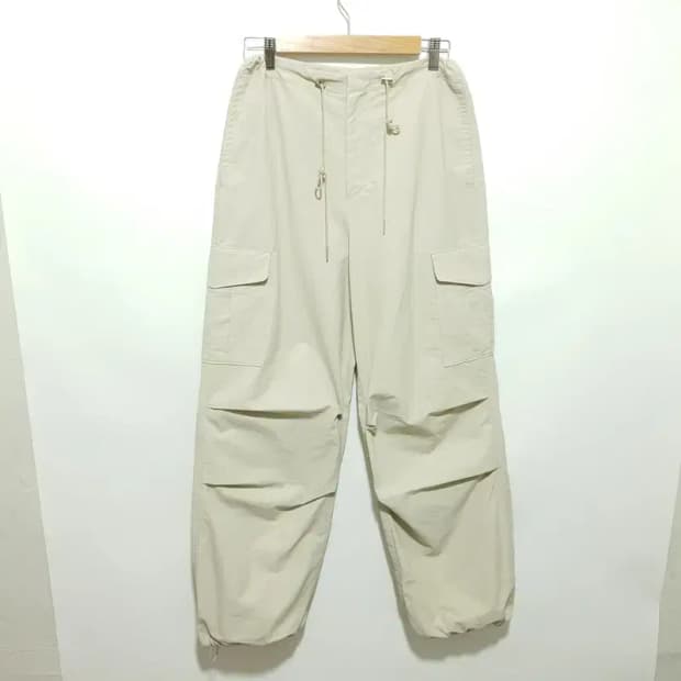 굿하비클럽 스트링 카고 와이드 팬츠 WS_S1276