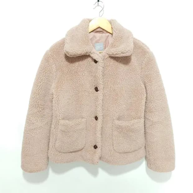 에잇세컨즈 핑크 포켓 양털 자켓 85 S_W0320