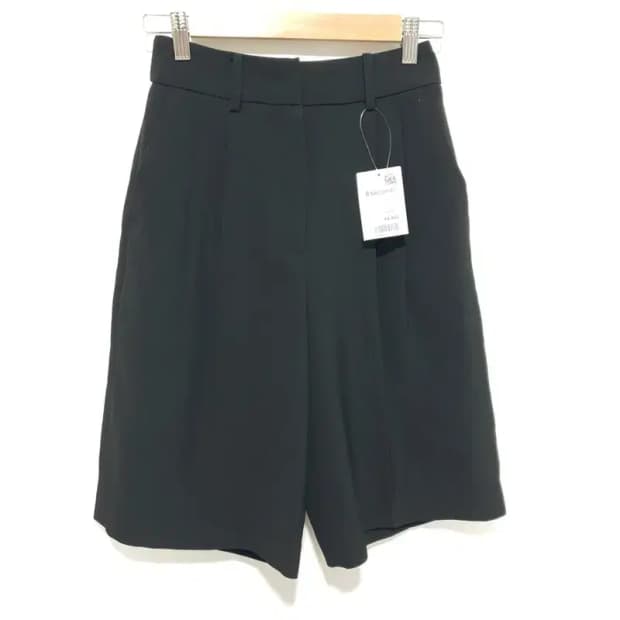 에잇세컨즈 5부 투턱 숏 슬랙스 64/XS_S1292