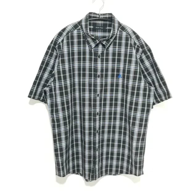 빈폴 체크 반팔 셔츠 105_S1293