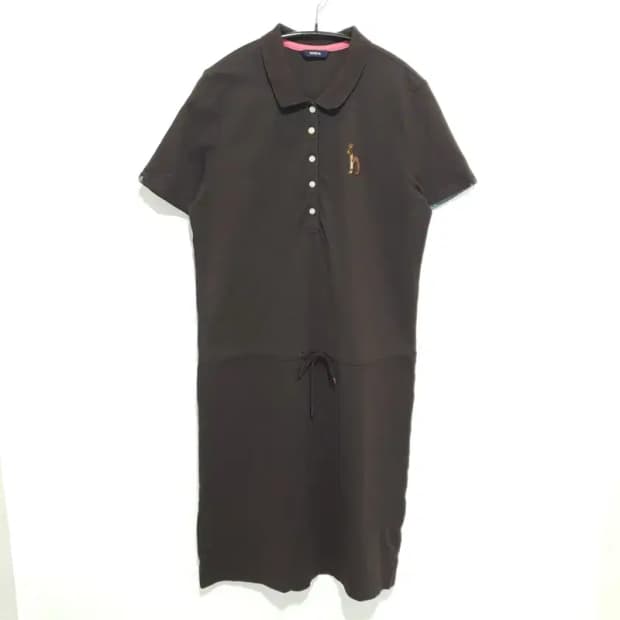 헤지스 반팔 카라 원피스 95_S1301