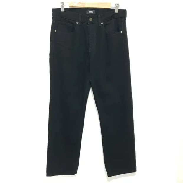 무탠다드 블랙 스트레이트 데님 팬츠 31_M1515