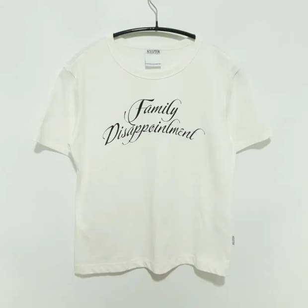 스컬프터 레터링 반팔 L_S1408