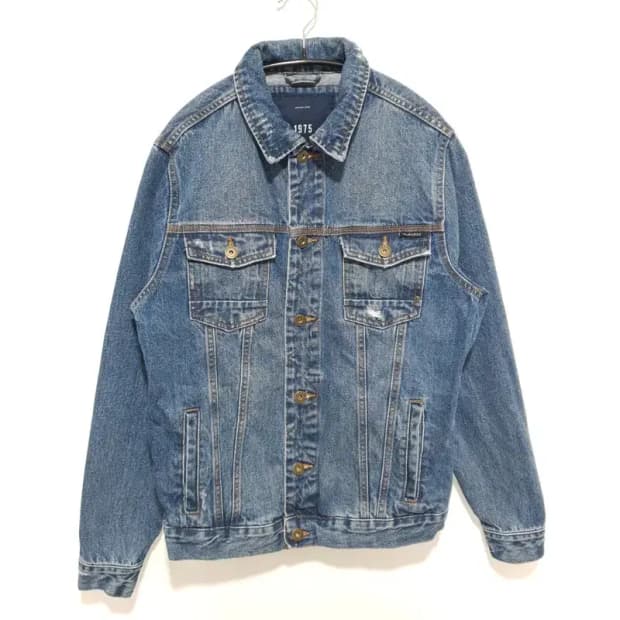 자라 맨 데님 트러커 자켓 M_M1618