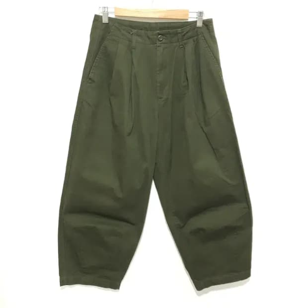 무탠다드 코튼 벌룬핏 투턱 팬츠 28_M1634