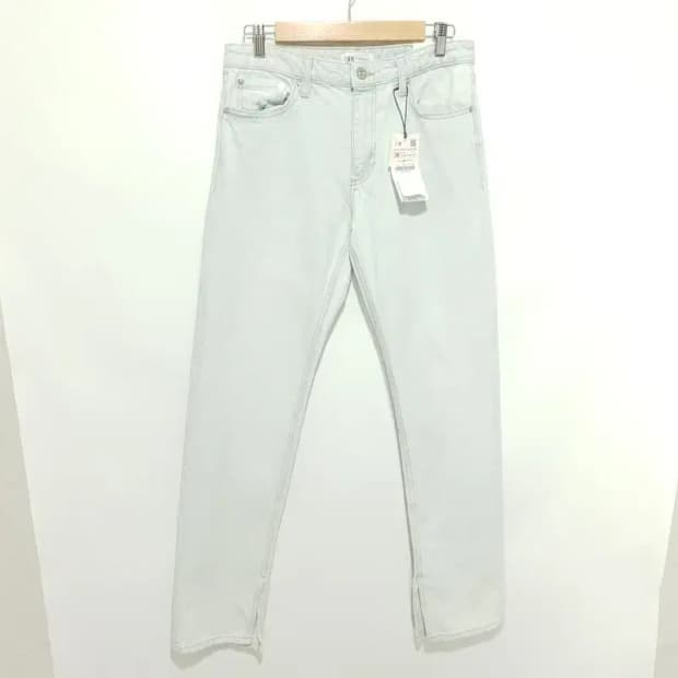 자라 여성 미드라이즈 스플릿 슬림 팬츠 EUR 38_M1638