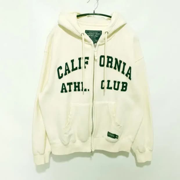 후아유 기모 시그니처 패치 후드 집업 S_W0375