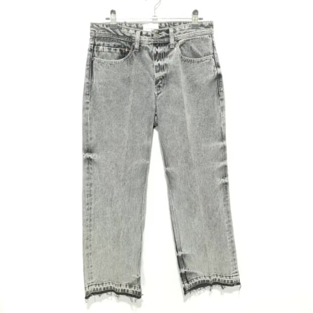 메종미네드 크롭 스트레이트 데님 팬츠 46_M1702