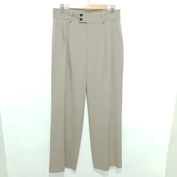 무탠다드 더블버튼 투턱 와이드 슬랙스 31_M1728