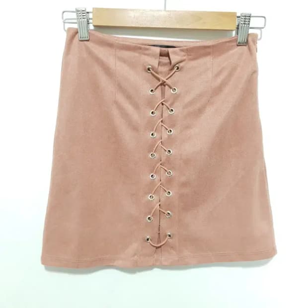 스웨이드 스커트 F_S1491