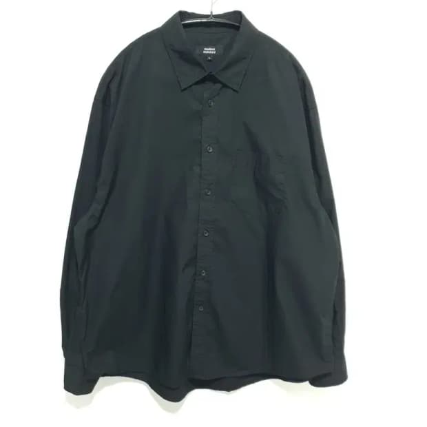 무탠다드 오버사이즈 포플린 셔츠 L_M1752