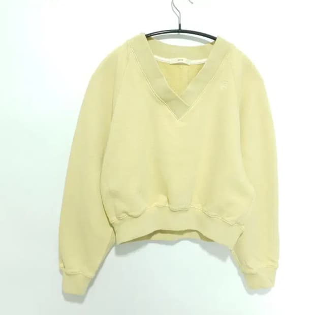 렉토 시그니처 브이넥 맨투맨 F_M1797