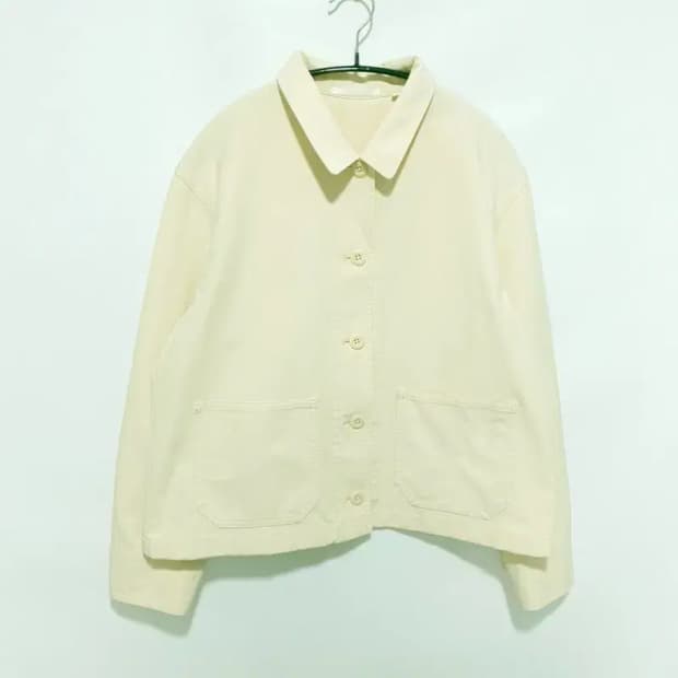 유니클로 저지 쇼트 자켓 L_M1776