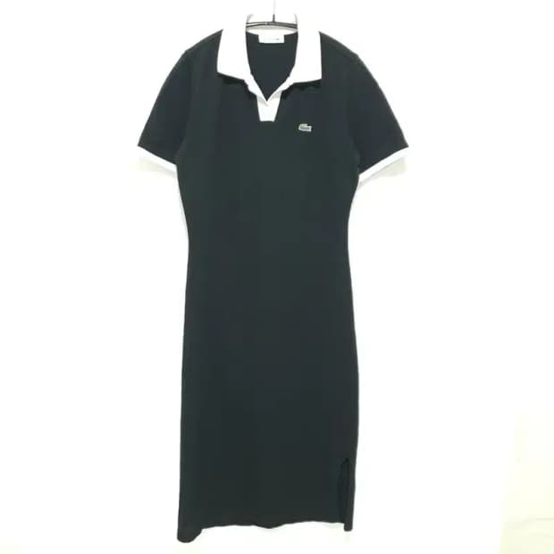 라코스테 슬림핏 롱기장 피케 원피스 34_S1530