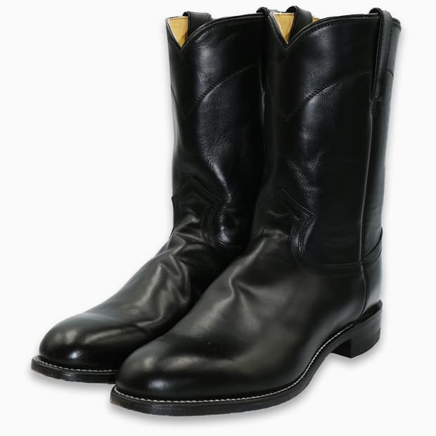 빈티지 저스틴 웨스턴 레더 부츠 10.5D(285) BT28503