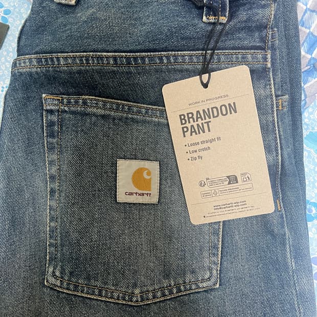 칼하트 브랜든 팬츠 블루 xs새상품