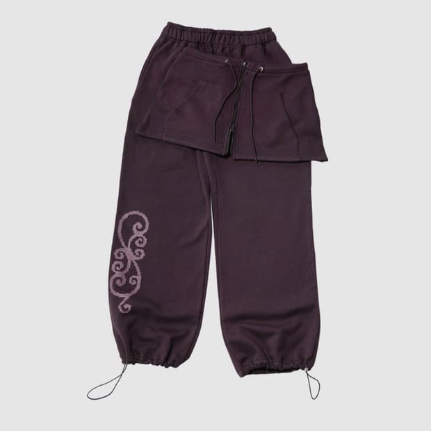 인앤양 Skirt sweat pants set