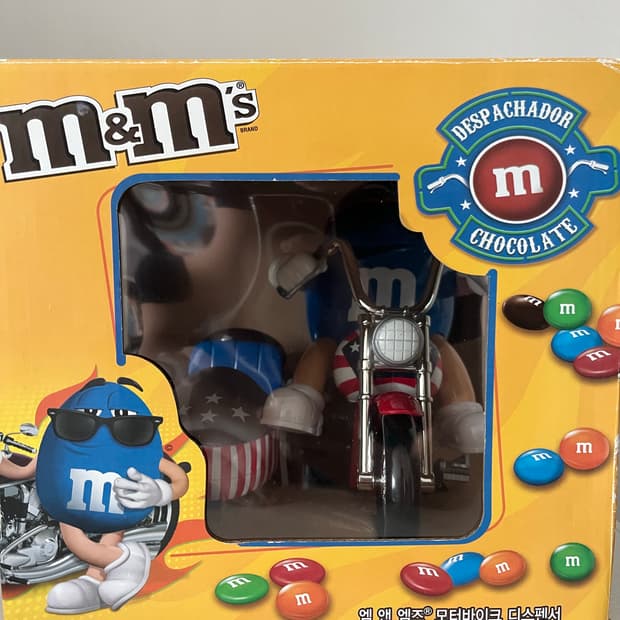 M&M 엠앤엠즈 오토바이 성조기 디스펜서 새상품