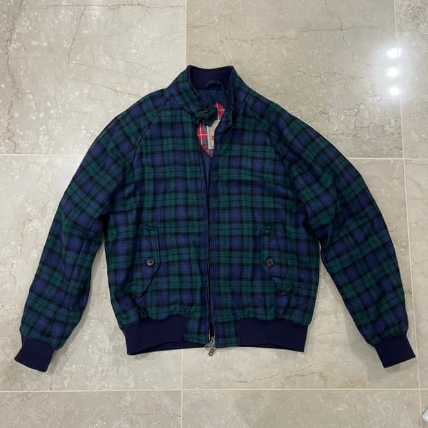 바라쿠타 G9 셰틀랜드 울 블랙와치 자켓 44(xl)