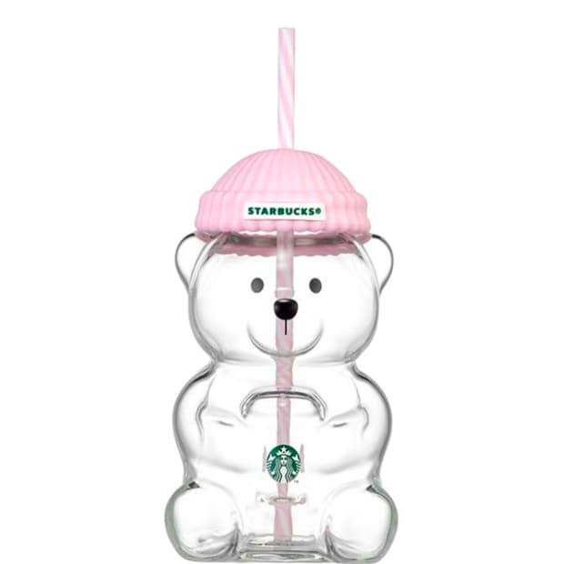 스타벅스 베이비핑크 베어리스타 곰돌이 콜드컵 핑크 591ml